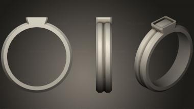 Jewelry rings Ring 77 3d model